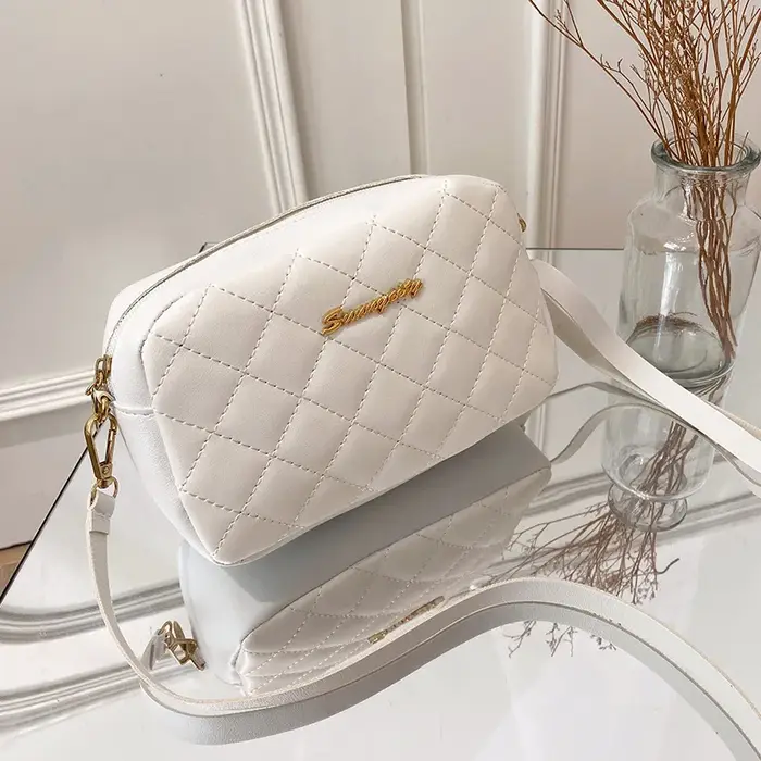 2023 gland petit sac de messager pour les femmes tendance Lingge broderie caméra femme sac à bandoulière mode chaîne