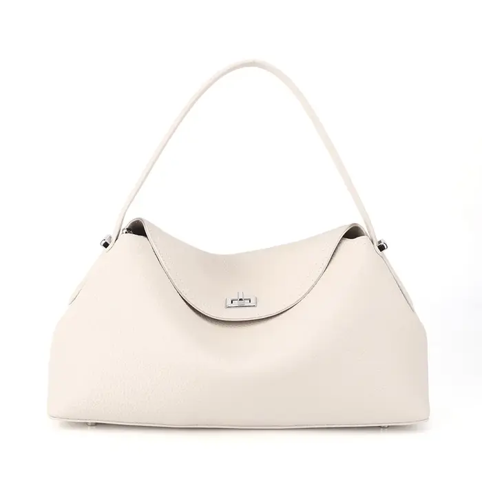 Sac fourre-tout en cuir véritable pour femme