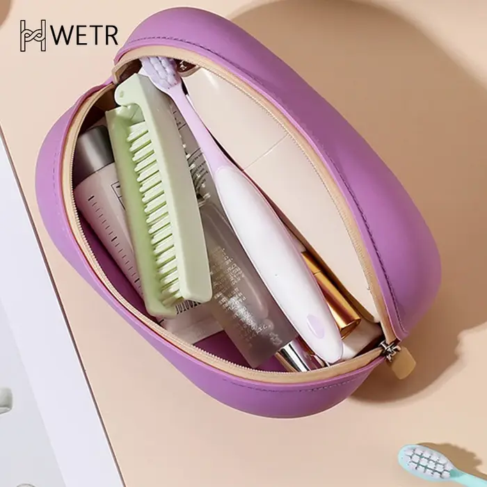 Sac à cosmétiques en Silicone de grande capacité