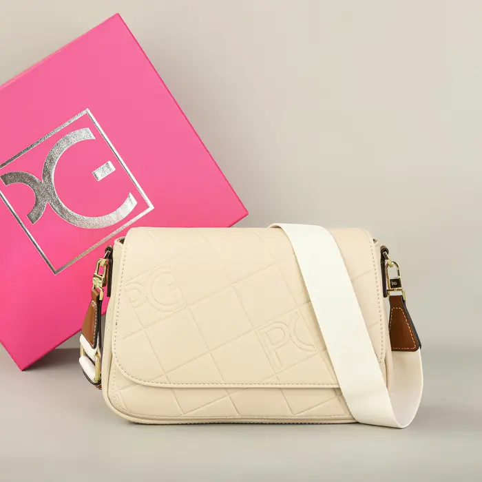 PG PATSY GARIS Nouveau sac à bandoulière classique rétro pour femme en cuir