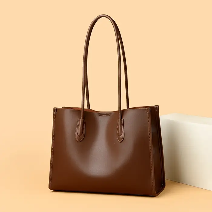 Sac fourre-tout en cuir de grande capacité pour femme