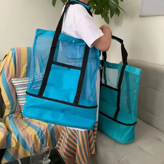 LUSQI Sac de plage isolé pour femmes