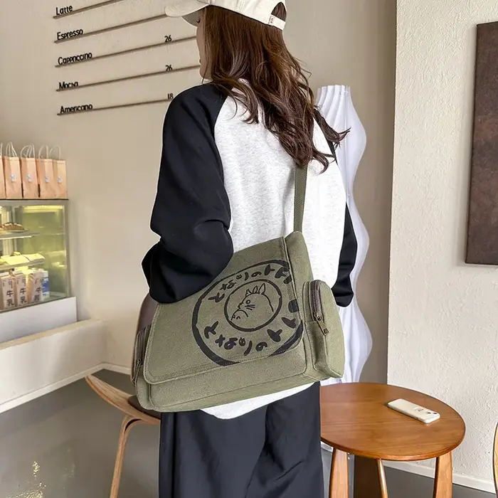 Sac à bandoulière en toile pour femmes