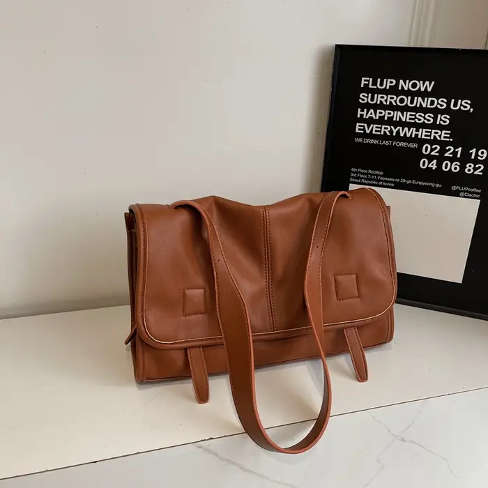 Sac enveloppe noir Simple