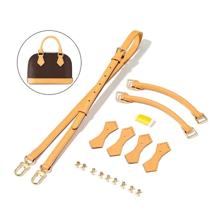Pour Alma Nano sac femmes sac à main en cuir de vachette poignées supports bandoulière sac pièces accessoires Kit de réparation