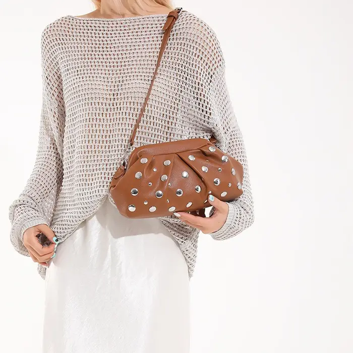 Mode Hobo sac de luxe concepteur sac à main plissé nuage sac marque embrayages pince sac