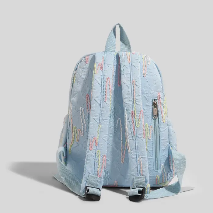 Mini sac à dos pour femme avec bretelles réglables – Fermeture à glissière pour l'école
