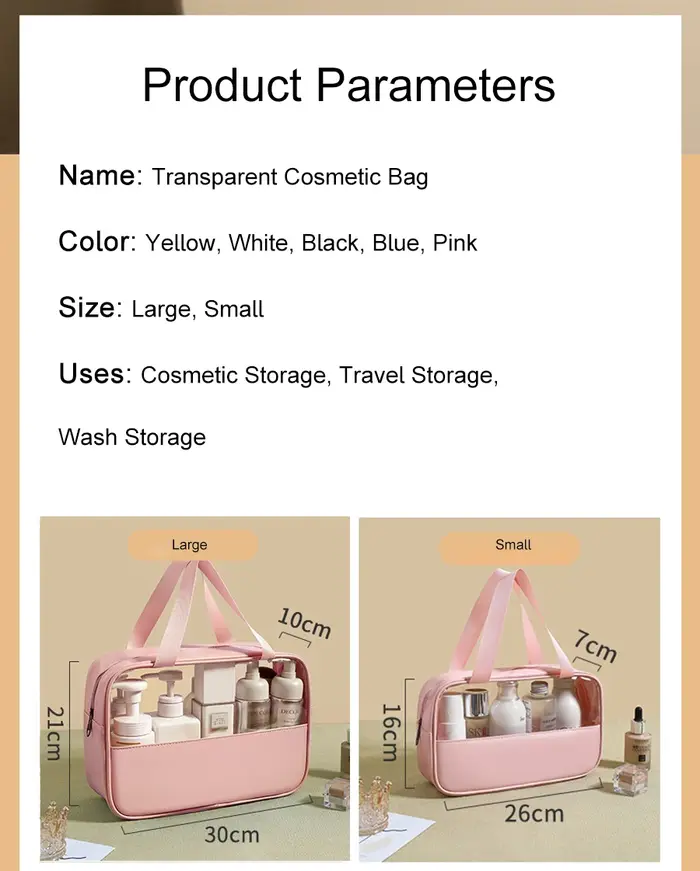 Sac à cosmétiques personnalisé avec coutures brodées