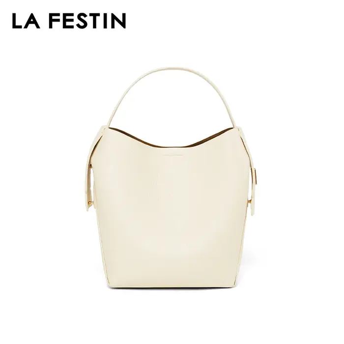 LA FESTIN marque originale en cuir véritable dames sac à main épaule sac à bandoulière Portable sac seau femme sacs femmes sac