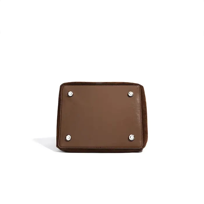 Sac à bandoulière en cuir suédé de luxe