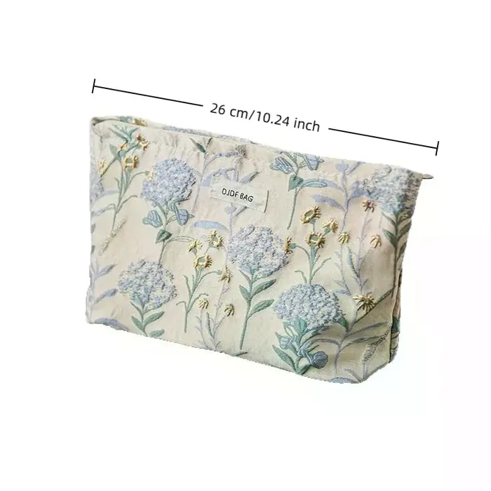 Trousse de Maquillage à Fermeture Éclair