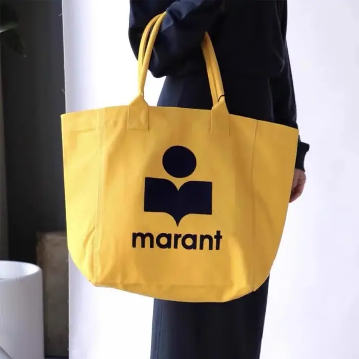 2026 Marant Nouveau style de créateur Sac en toile Marina coréen à strass Sac de shopping décontracté Sac fourre-tout Sac à bandoulière