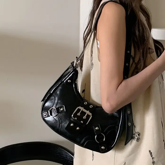 Sac à main femme Maillard tendance printemps 2026 – Sac sous le bras rétro cool pour filles