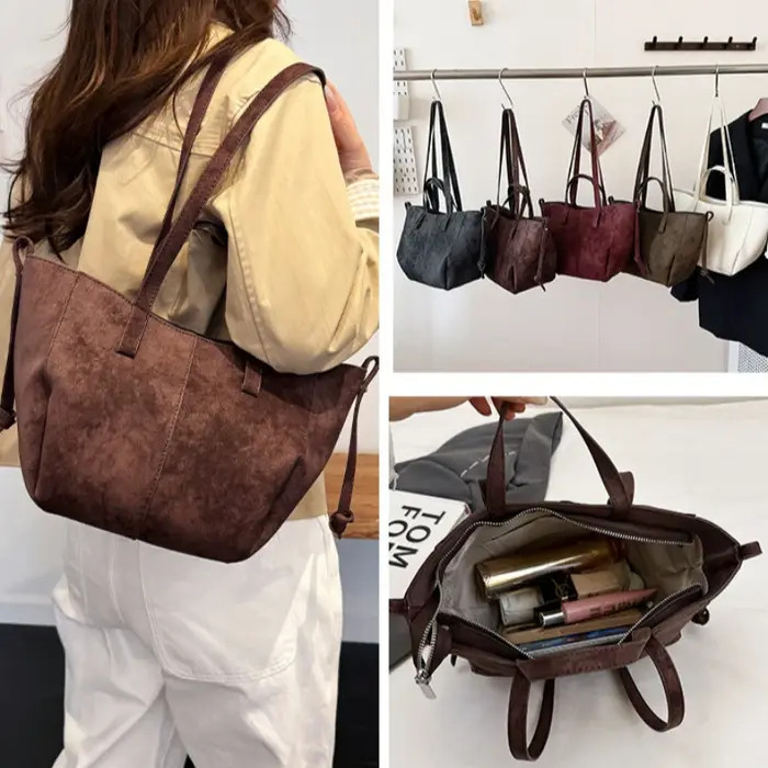 2025 Designer de luxe bandoulière fourre-tout petit sac à bandoulière en cuir PU pour femmes femme marque rétro nouveaux sacs à main et sacs à main sac fourre-tout