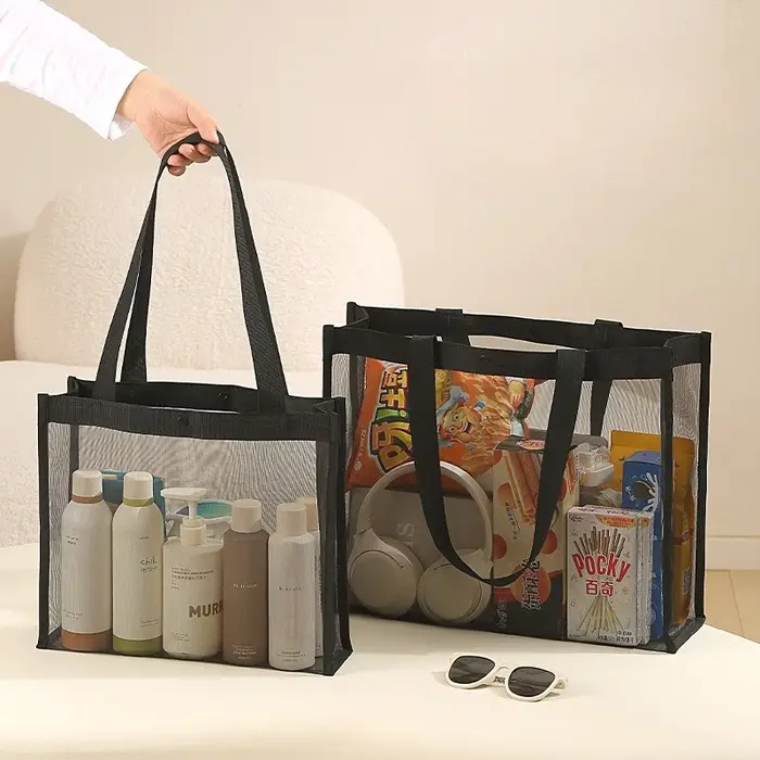 Sac de plage en maille grande capacité