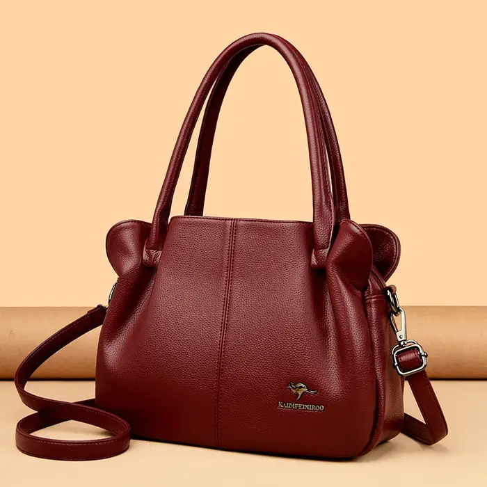 Sac à main en cuir souple pour femme, sacs à main de grande capacité, sacs à main décontractés, sac fourre-tout pour femme, designer de luxe