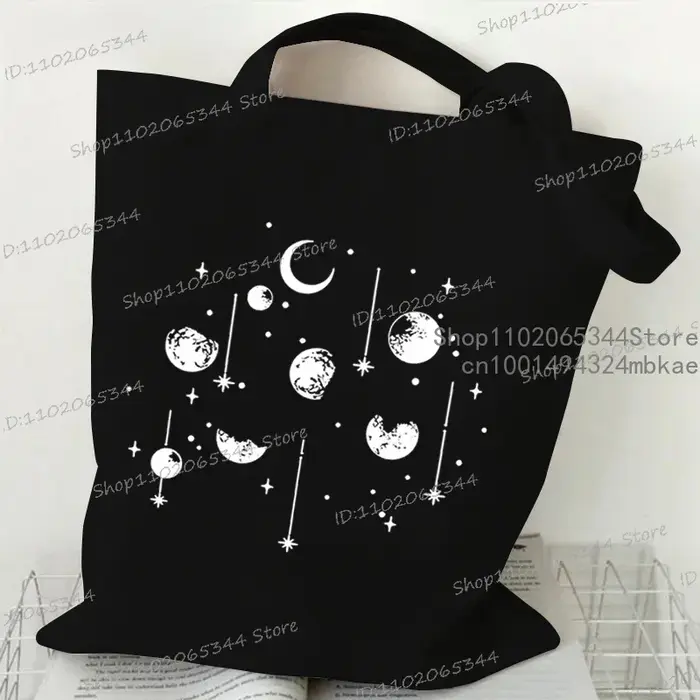 Vintage lune et soleil imprimé femmes sac à bandoulière drôle mode