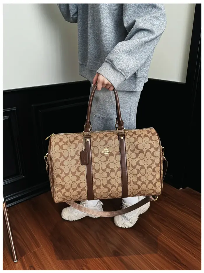 Sac de voyage classique vintage à monogramme