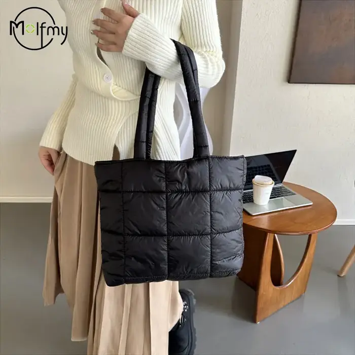 Sac à bandoulière rembourré d'hiver pour femmes
