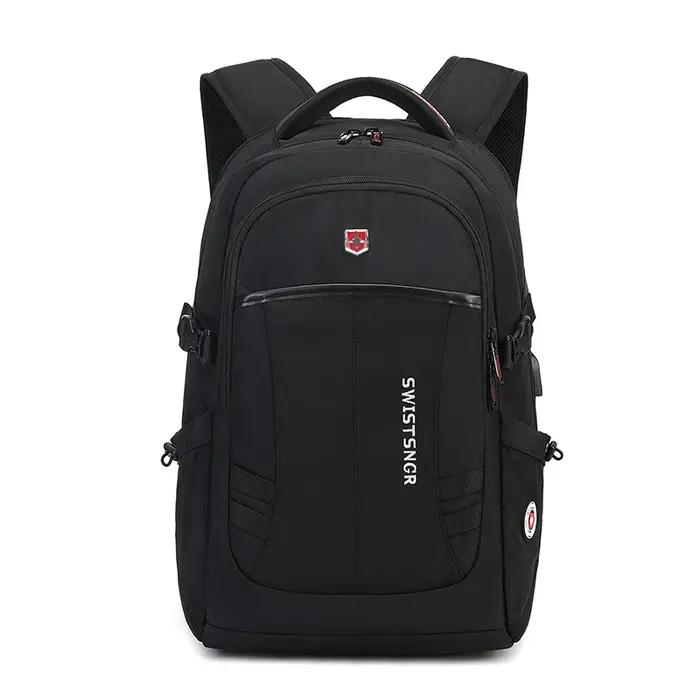 Sac à dos étanche pour ordinateur portable 15.6 pouces hommes USB charge antivol sac à dos suisse vo