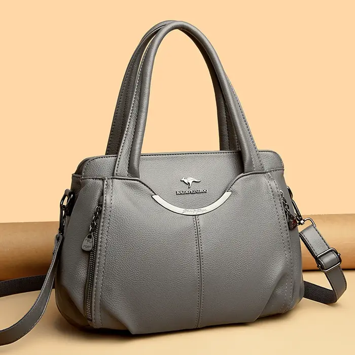 Sacs à main en cuir souple véritable pour femmes