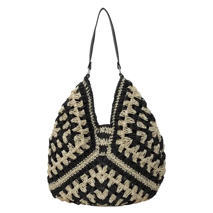Sac bandoulière tissé style bohème pour femme
