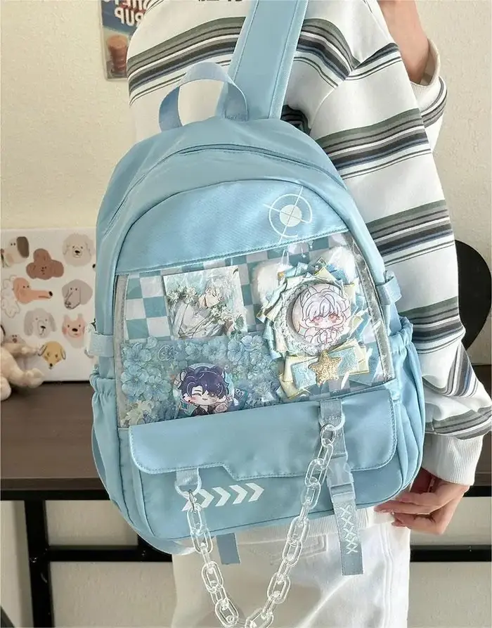 JIAERDI Ita-Sac à dos en toile pour femme