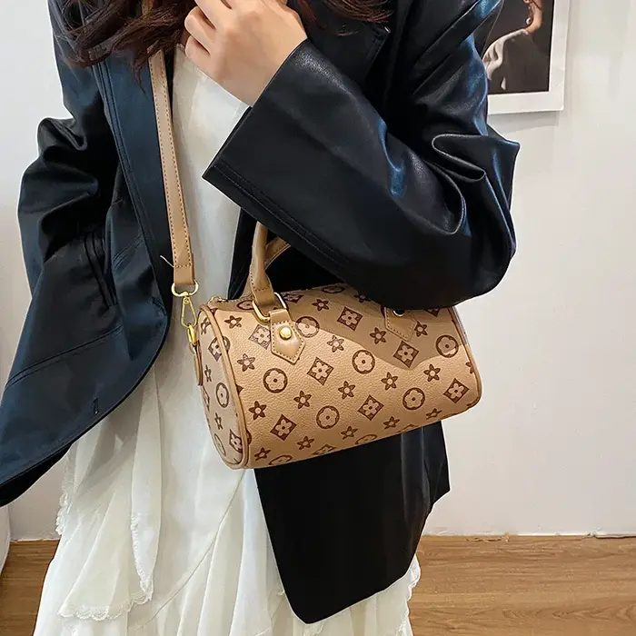 Sac à main imprimé pour femmes, fourre-tout de luxe léger de grande capacité, sac à bandoulière poly
