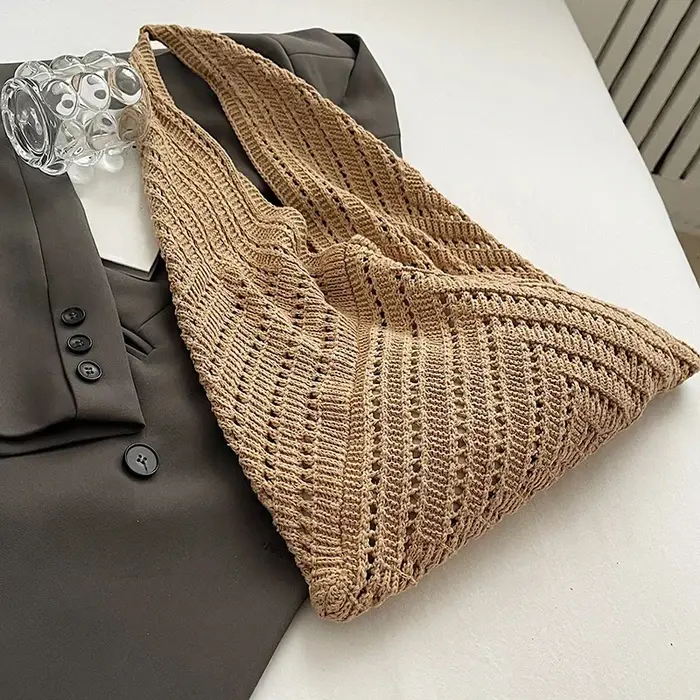 Sac à main en tricot pour femmes
