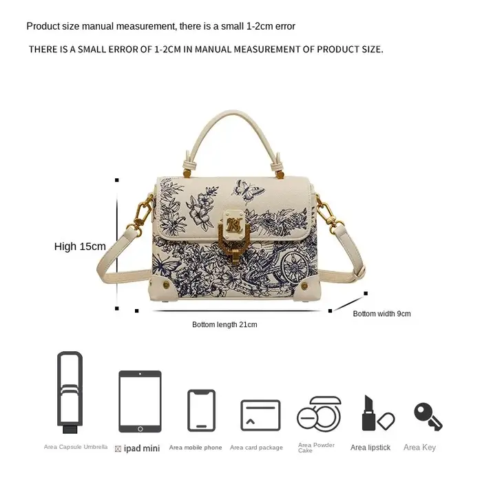 Sac à main élégant en cuir pour femmes - Sacs fourre-tout avec bandoulière