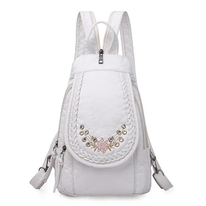 Mini sacs à dos brodés pour femmes
