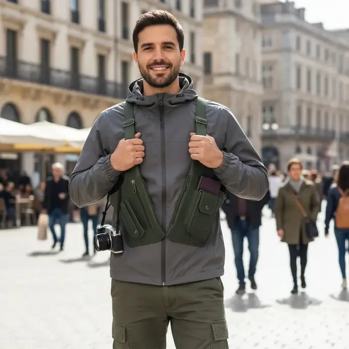 Sac vintage à double bandoulière