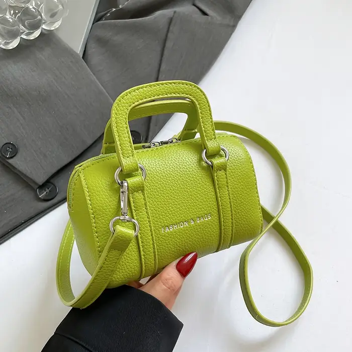 Marque Boston Sac à Main couleur unie en cuir Pu épaule bandoulière Mini Sac de téléphone dames mode jour pochette