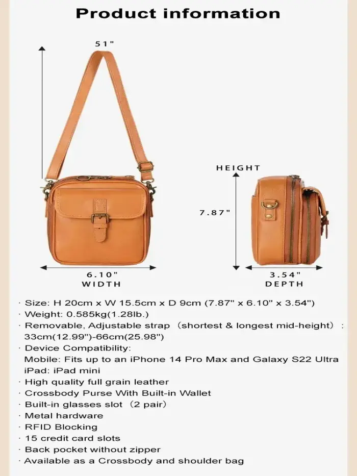 Petit sac bandoulière pour toutes les saisons