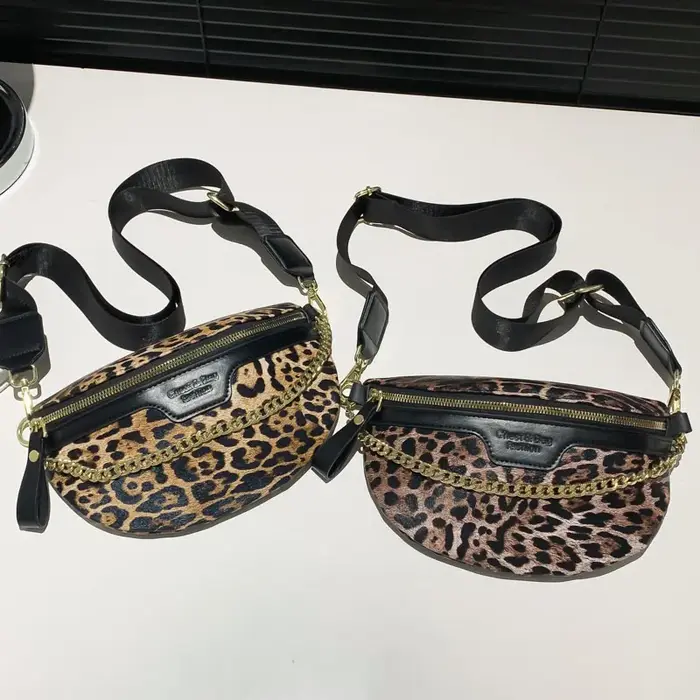 Sac de taille imprimé léopard pour femmes