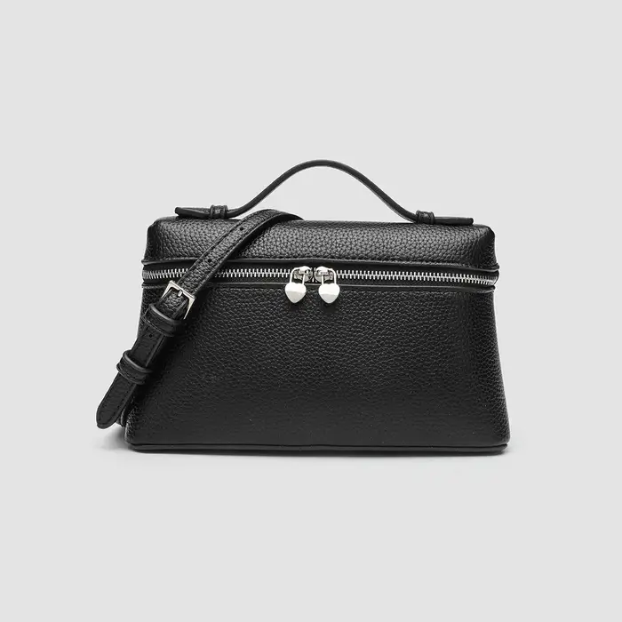 Mode femmes PU litchi cuir boîte à déjeuner sac Mini sac à main printemps été Compact doux épaule sa