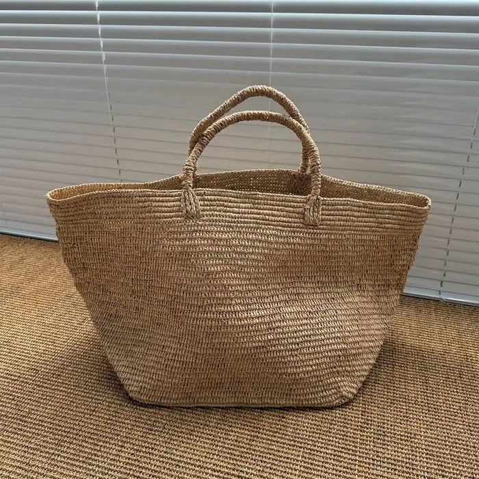Sac de plage en paille