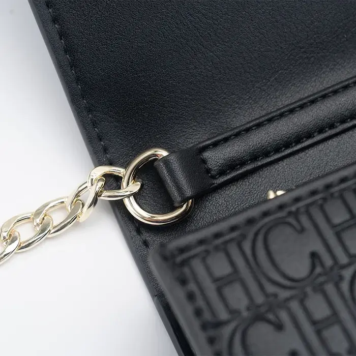 CH exquis à la mode lettre imprimée chaîne serrure conception classique femmes sac à main de haute q