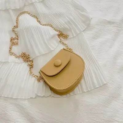 Nouveau Mini sac à bandoulière pour femmes mode couleur unie chaîne sac