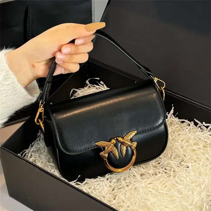 Mini sac à bandoulière élégant rétro avec chaîne de luxe