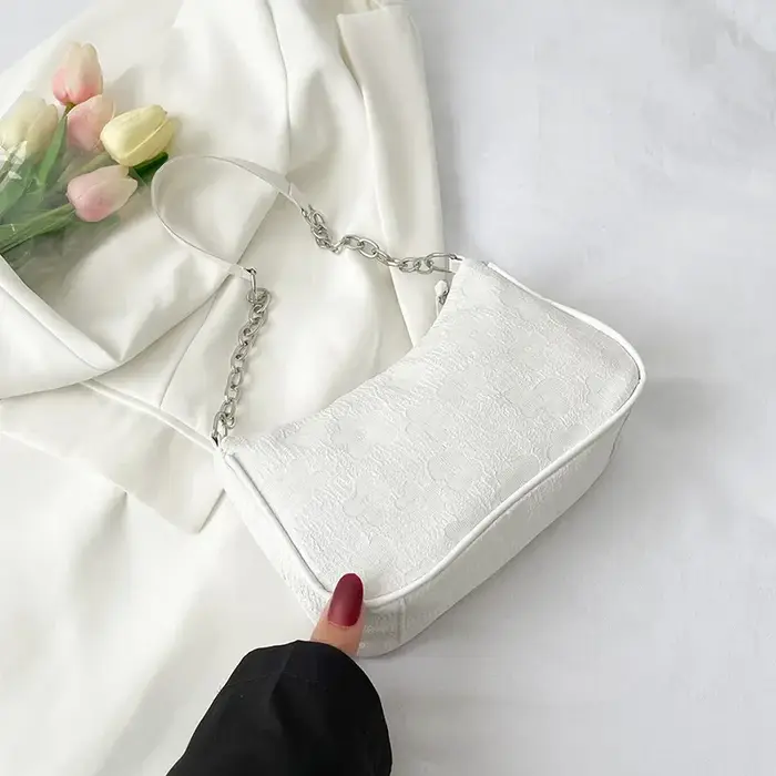 2025 nouvelle mode feutre sacs à bandoulière pour femmes petit sac sous les bras décontracté femme s