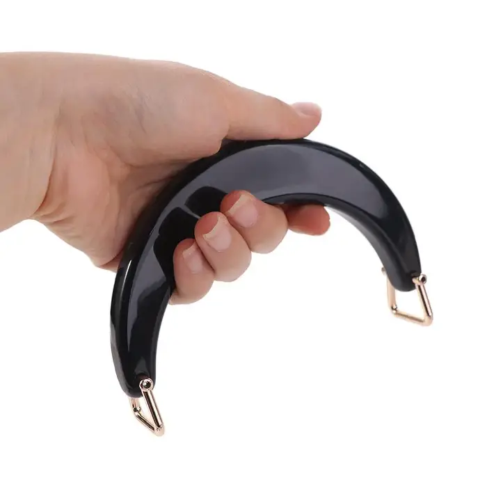 Poignée de sac à main semi-circulaire en forme de U pour femmes
