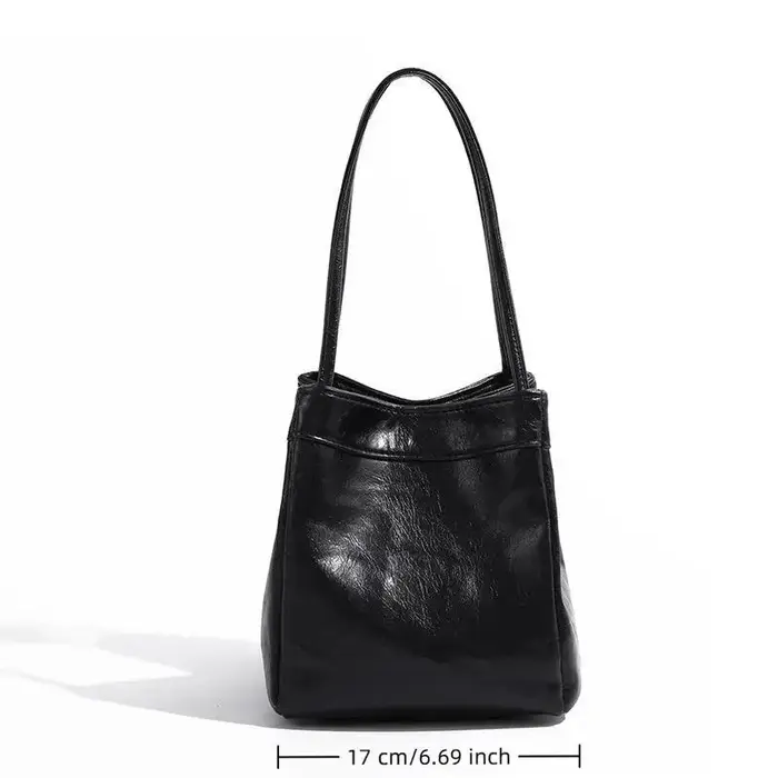 Sac seau argenté pour femmes