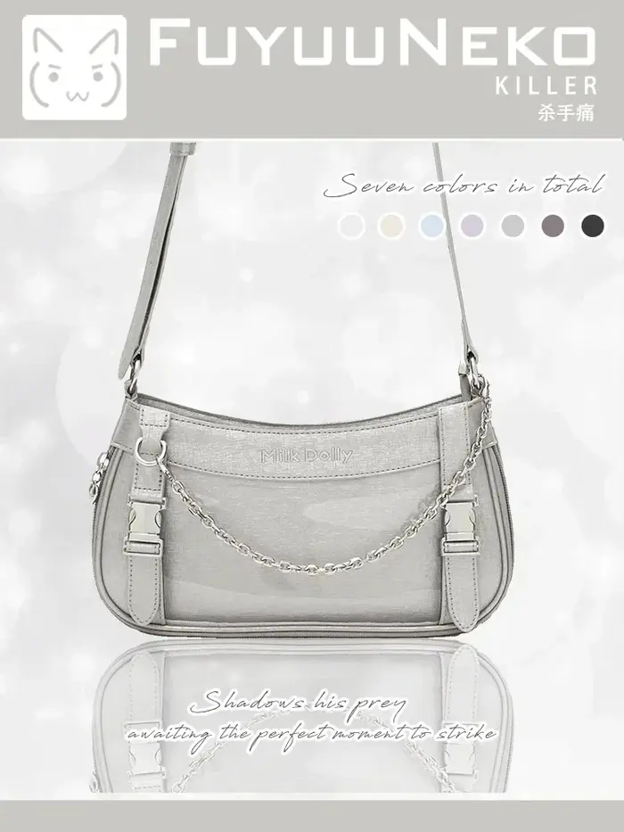 Sac à Bandoulière Transparent en Cuir Solide pour Femme