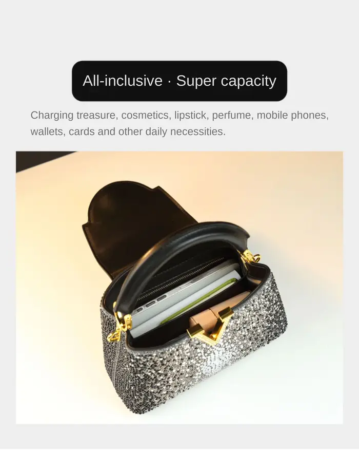 Sacs à main de luxe en diamant pour femmes