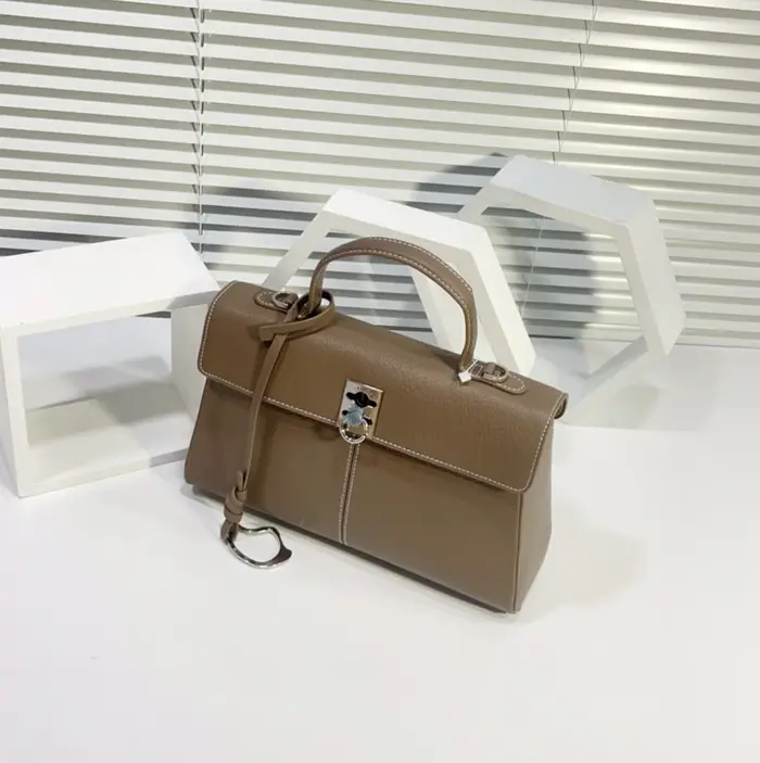 Sac Boston rétro pour femme, sac trois-en-un à porter en bandoulière, à l'épaule et à la main, petit