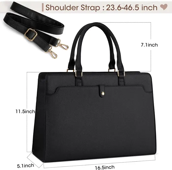 Sac d'ordinateur portable de grande capacité pour femme