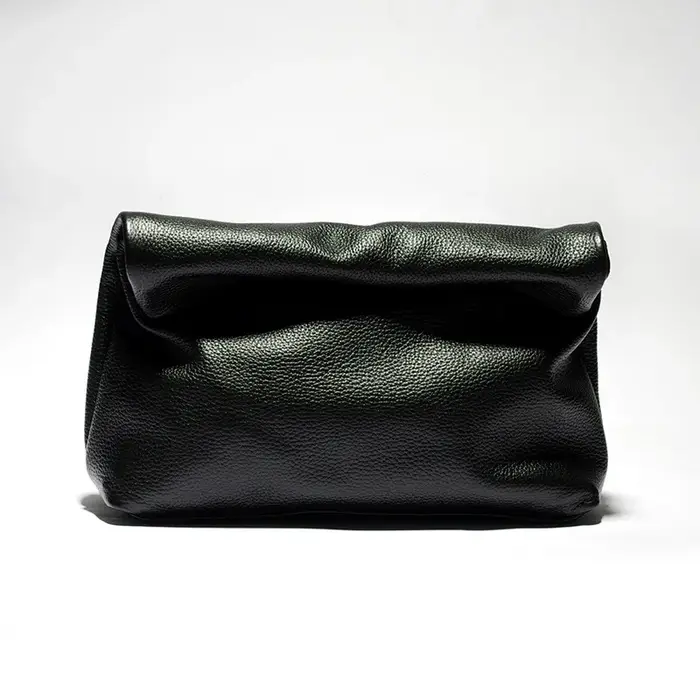 Sac en cuir noir pour femme