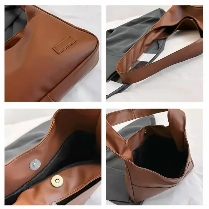 Sac à bandoulière rétro minimaliste élégant pour femmes