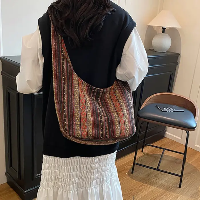 Sac fourre-tout Boho Chic aztèque pour femmes